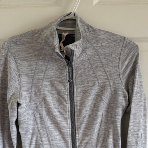 Lululemon Define Jacket-Wee Are From Space Ice Grey Size 6 - Picture 2 of 9